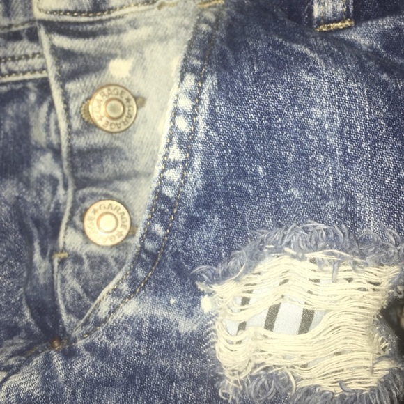 Distressed cloudy overalls - Picture 3 of 4